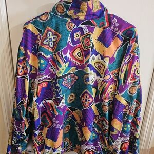 Vintage Kaelin Abstract Art Jacket